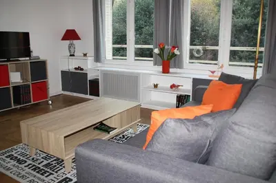 Coin salon dans l'établissement 3 Chambres, Coeur Vieux Lyon, Calme garanti !