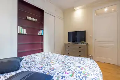 Un ou plusieurs lits dans un hébergement de l'établissement Superbe 3 Pièces 100m2 Lyon 6 Triangle d'Or