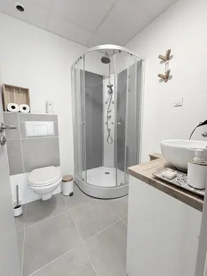 Salle de bains dans l'établissement Appartement indépendant