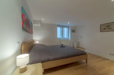 Un ou plusieurs lits dans un hébergement de l'établissement Magnifique appartement - Place Bellecour