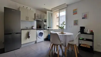 Plan de l'établissement Spacious and Quiet - Lyon South - 4p - Self check-in