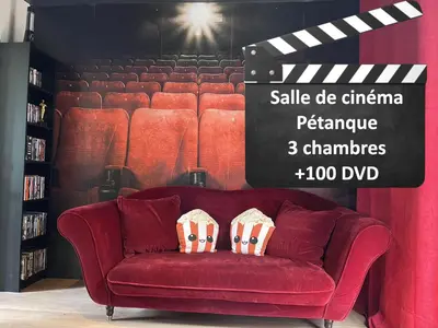 Coin salon dans l'établissement Le Ciné-Club - Appartement signature