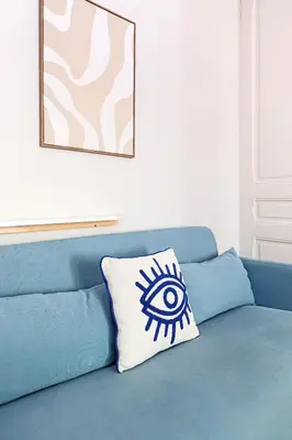 Coin salon dans l'établissement Studio cosy et pratique, proche métro, par de la tête d'or