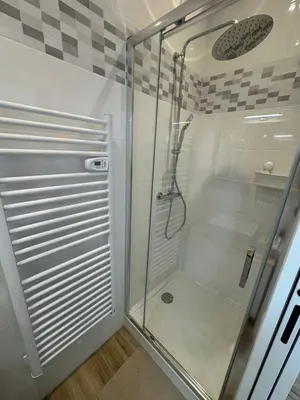 Salle de bains dans l'établissement Panther Carré de Soie Medipôle Astroballe