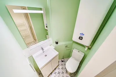 Salle de bains dans l'établissement Studio cozy au coeur de lyon 8
