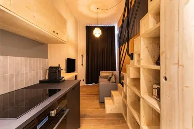 Cuisine ou kitchenette dans l'établissement DIFY Bicyclette - Hotel de Ville