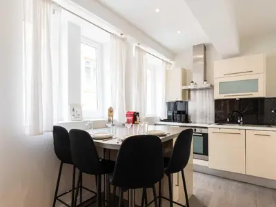 Cuisine ou kitchenette dans l'établissement DIFY Poulaillerie - Cordeliers
