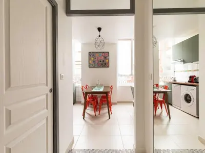Cuisine ou kitchenette dans l'établissement DIFY Berlioz - Charpennes