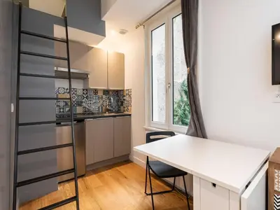 Cuisine ou kitchenette dans l'établissement DIFY Bonald - Quai du Rhône