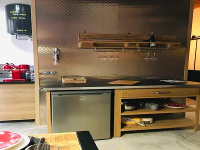 Cuisine ou kitchenette dans l'établissement DIFY Loft - Place des Terreaux
