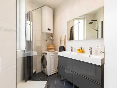 Salle de bains dans l'établissement DIFY Paul Bert - Part-dieu