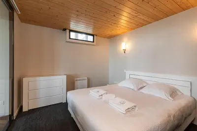 Un ou plusieurs lits dans un hébergement de l'établissement Smartstay - Vue panoramique sur Lyon et la saone
