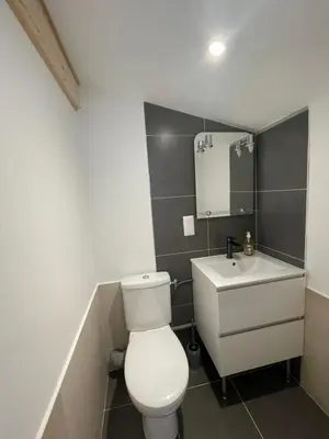 Salle de bains dans l'établissement L'Accolade