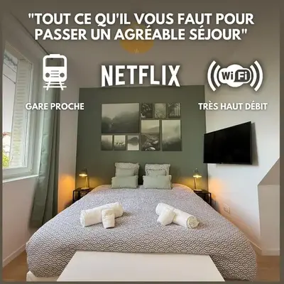 Studio L'émeraude NEW Cozy - Gare Parilly