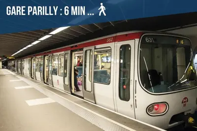 Plan de l'établissement Studio Mars NEW & Cozy - Parilly Train Station