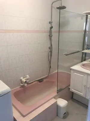Salle de bains dans l'établissement Gîte de TROZIER