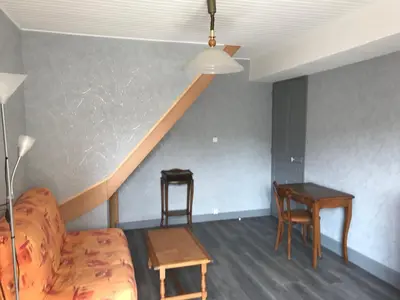 Coin salon dans l'établissement Gîte de TROZIER