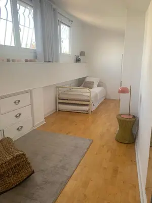 Un ou plusieurs lits dans un hébergement de l'établissement Appartement Vieux Lyon Terrasse