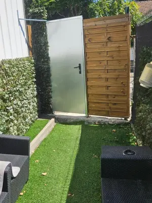 Jardin de l'établissement Love room cosy lyon