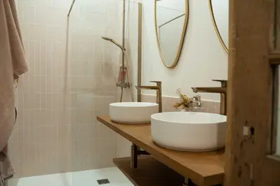 Salle de bains dans l'établissement Appartement L'Écrin d'Ainay - Welkeys