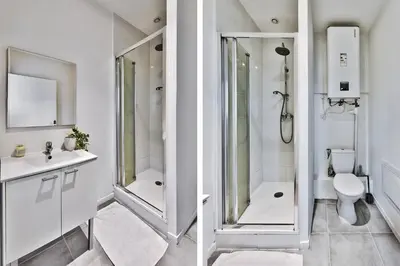 Salle de bains dans l'établissement O Garibaldi