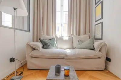 Coin salon dans l'établissement Design et Cosy 2 min Terreaux