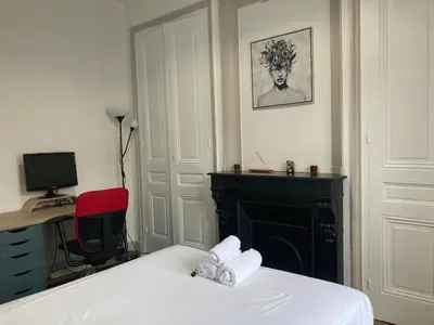 Un ou plusieurs lits dans un hébergement de l'établissement PartDieu, Tout Confort