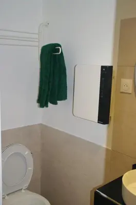Salle de bains dans l'établissement La belle étape