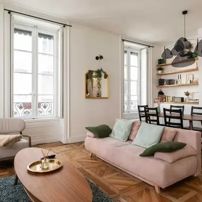 Luminous Apartment 2BR 4P - Bellecour Place Ampère