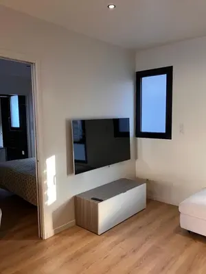 Télévision ou salle de divertissement dans l'établissement Appartement Caluire-et-Cuire, Croix-Rousse, Lyon