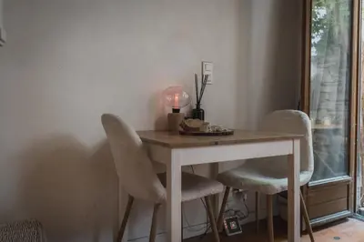 Plan de l'établissement Appartement cosy 38 m2 avec jardin de 21 m2