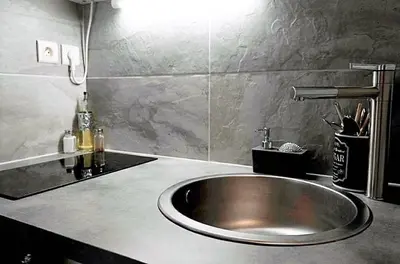 Salle de bains dans l'établissement Appartement Le Boheme