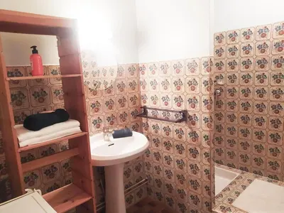 Salle de bains dans l'établissement Studio Calme 3pers 2 couchages au Coeur de Villefranche proche Lyon