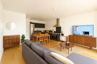 Plan de l'établissement Agréable 2 chambres avec terrasse et parking privé