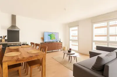 Plan de l'établissement Agréable 2 chambres avec terrasse et parking privé