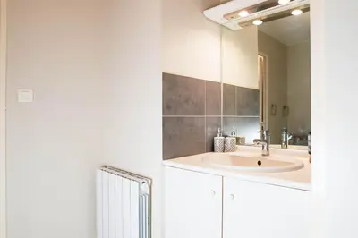 Salle de bains dans l'établissement Studio Le Voyageur 24 m2
