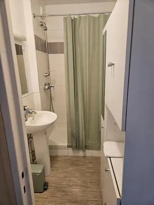 Salle de bains dans l'établissement Apartment 2 minutes from Groupama