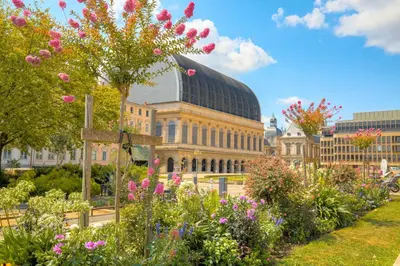 Jardin de l'établissement Cosy et Atypique duplex 10min Hôtel de Ville