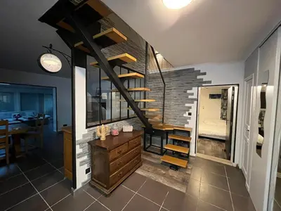 Cuisine ou kitchenette dans l'établissement Grande maison zen