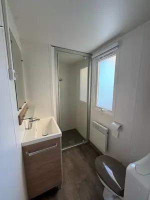 Salle de bains dans l'établissement Bienvenue chez Jean