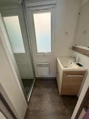 Salle de bains dans l'établissement Bienvenue chez Jean