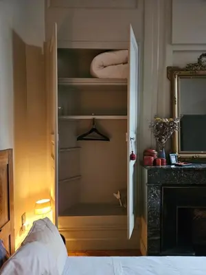 Un ou plusieurs lits dans un hébergement de l'établissement Suite privée Terreaux