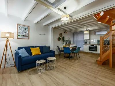 Cuisine ou kitchenette dans l'établissement Cocon Tête d'or