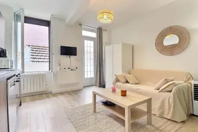 Télévision ou salle de divertissement dans l'établissement Appartement T2 - Quartier Charpennes à Villeurbanne