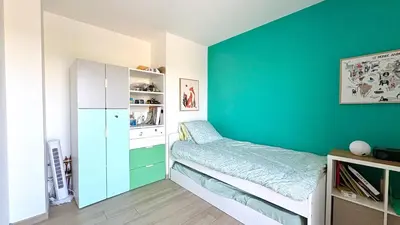 Un ou plusieurs lits dans un hébergement de l'établissement Villa contemporaine avec piscine - Céleste