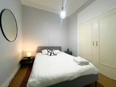 Un ou plusieurs lits dans un hébergement de l'établissement suite Lavanil - Appartement 6 personnes - Check in h24 wifi
