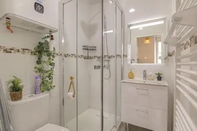 Salle de bains dans l'établissement studio jungle