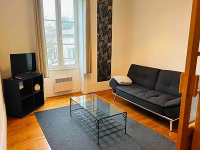 Coin salon dans l'établissement Logement en pleine nature