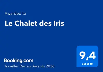 Certificat, récompense, panneau ou autre document affiché dans l'établissement Le Chalet des Iris