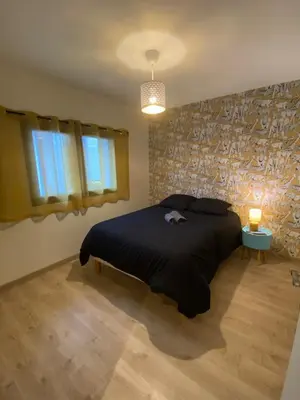 Un ou plusieurs lits dans un hébergement de l'établissement Chez M&S - Maison 3 chambres et 3 salles de bain